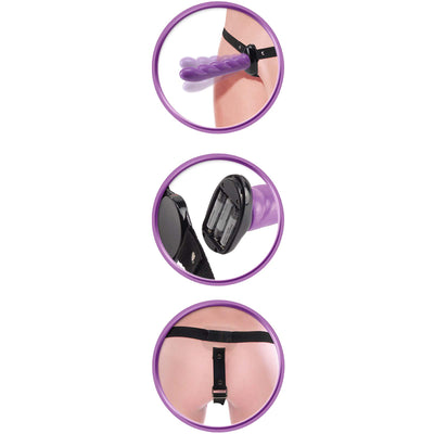 Fetish Fantasy Series Twist n' Shout Vibrating Strap-On - Godfather Adult Sex and Pleasure Toys