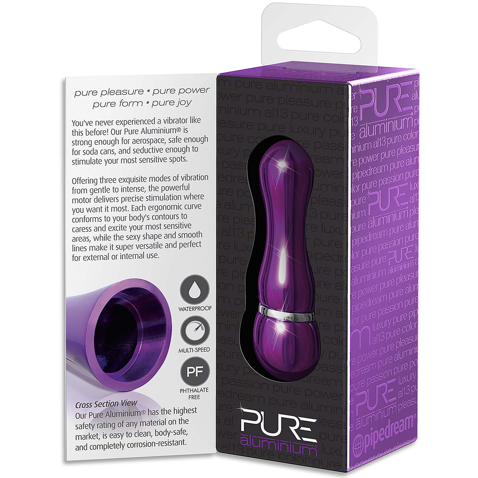 Pure Aluminium Small-Purple - Godfather Adult Sex and Pleasure Toys