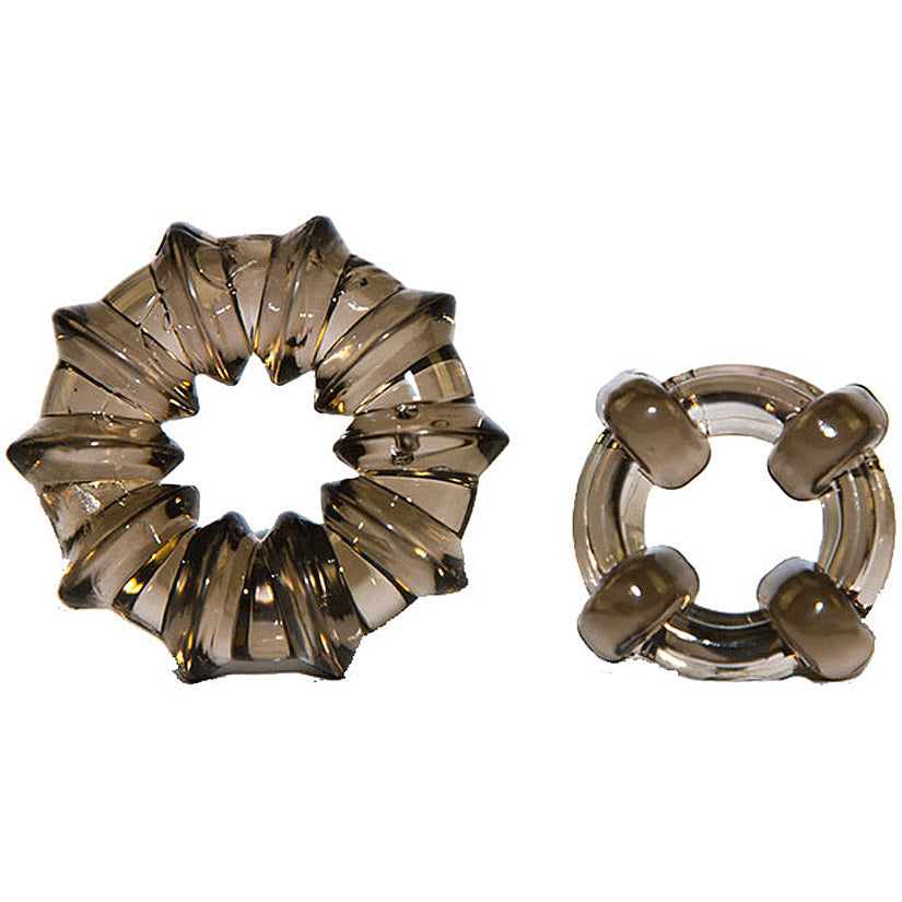 Adam Male Toys Sex Shooter Cock Rings - Smoke - Godfather Adult Sex and Pleasure Toys