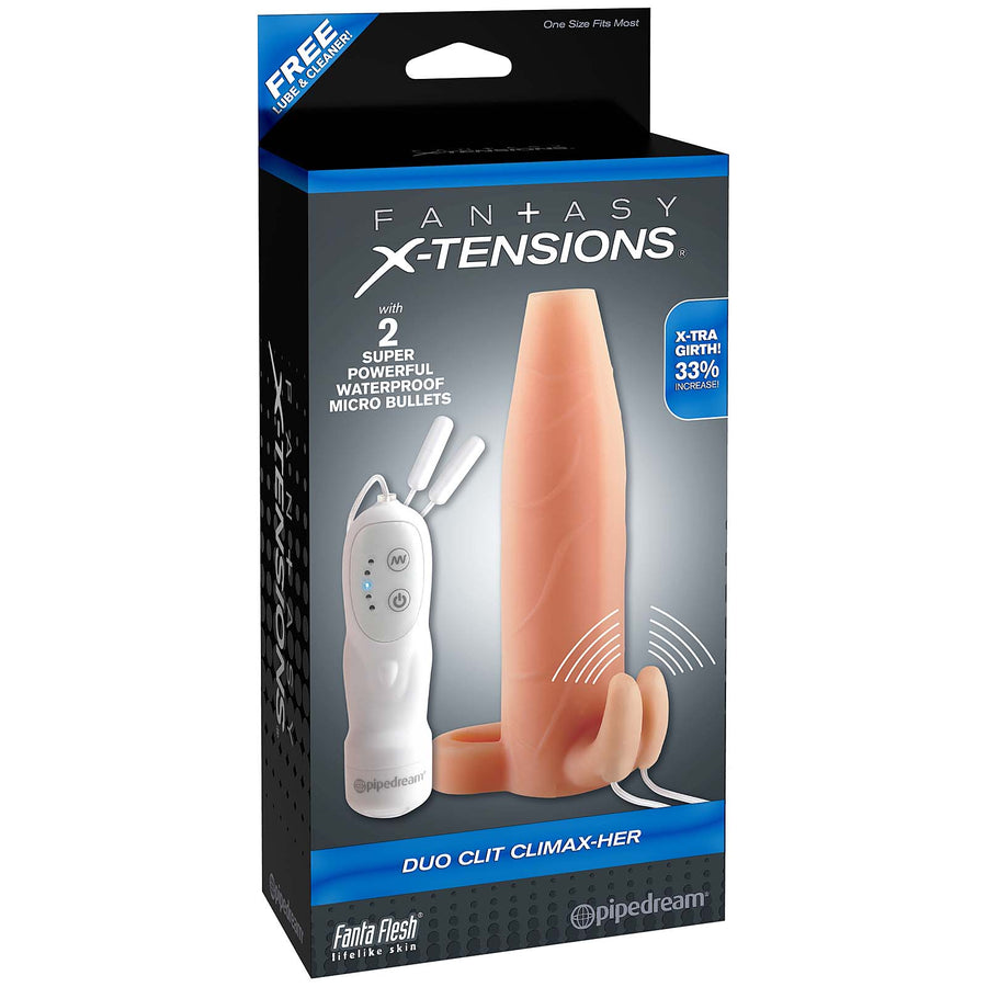 Fantasy X-tensions Duo Clit Climax-Her - Godfather Adult Sex and Pleasure Toys