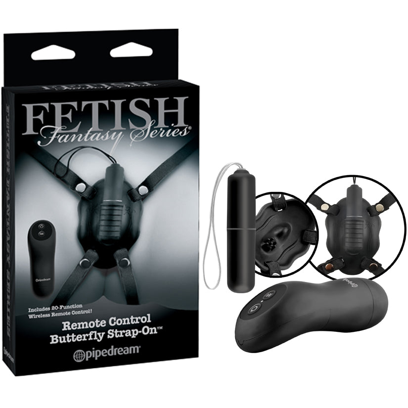 Fetish Fantasy Limited Edition Remote Control Butterfly Strap-On - Godfather Adult Sex and Pleasure Toys