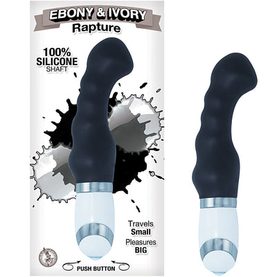 Ebony & Ivory Rapture-Black - Godfather Adult Sex and Pleasure Toys