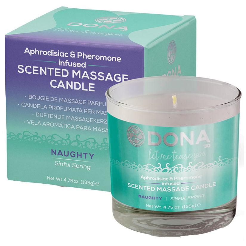 DONA Massage Candle Naughty-Sinful Spring 7.5oz