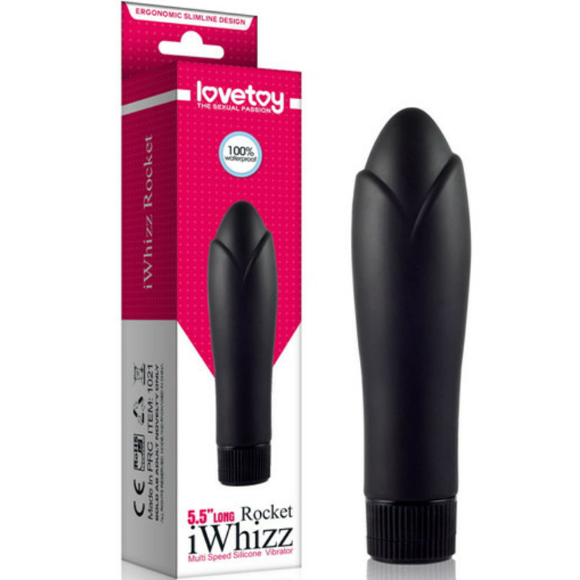 iWhizz Rocket 5.5" - Black - Godfather Adult Sex and Pleasure Toys