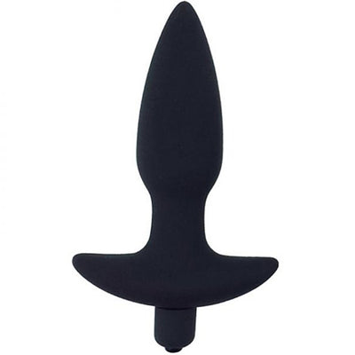 Corked 2 Vibrating Butt Plug Medium - Charcoal - Godfather Adult Sex and Pleasure Toys