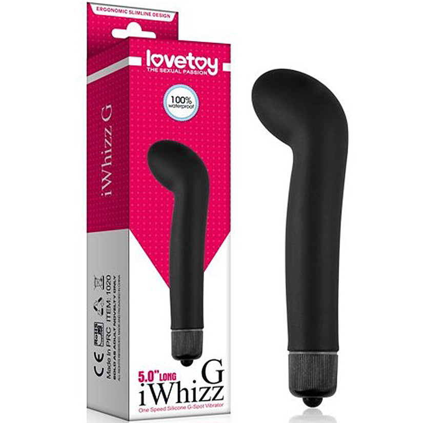 iWhizz G-Spot Vibrator - Black - Godfather Adult Sex and Pleasure Toys