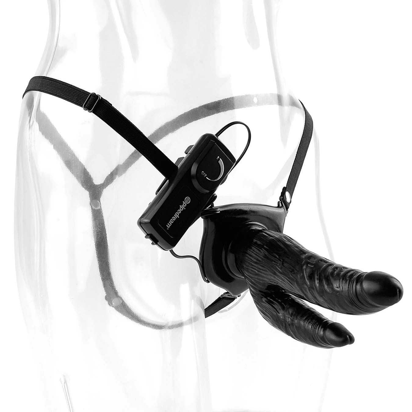 Fetish Fantasy Series Vibrating Dual Penetrator - Black - Godfather Adult Sex and Pleasure Toys