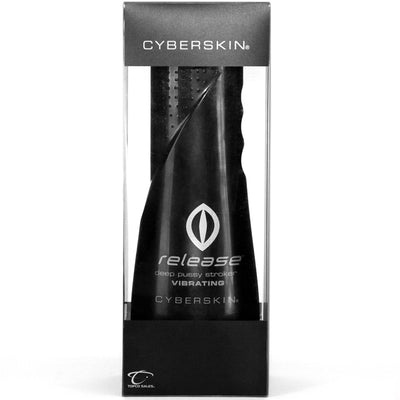 CyberSkin Vibrating Deep Pussy Stroker Flesh - Godfather Adult Sex and Pleasure Toys