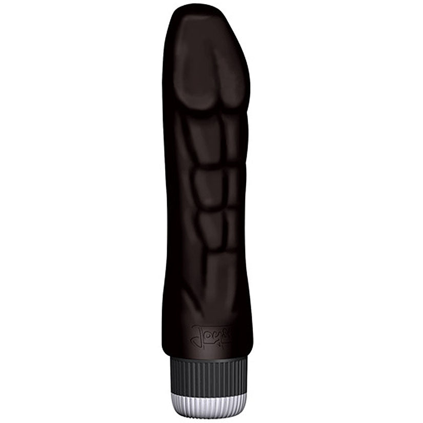 Joystick Comfort The Body Vibrator-Black 8" - Godfather Adult Sex and Pleasure Toys