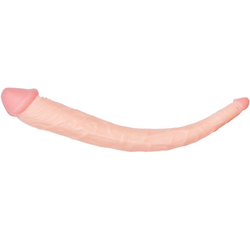 Hoodlum Double Dong 15"-Flesh - Godfather Adult Sex and Pleasure Toys