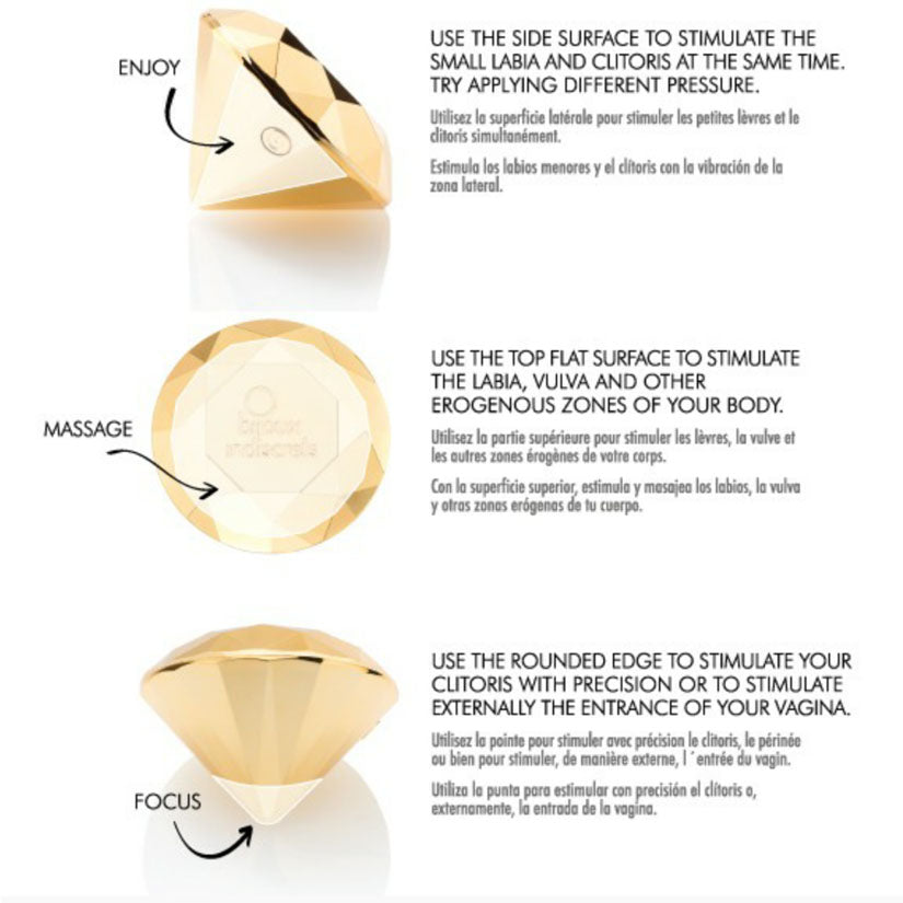 Bijoux Twenty One Diamond Massager - Godfather Adult Sex and Pleasure Toys