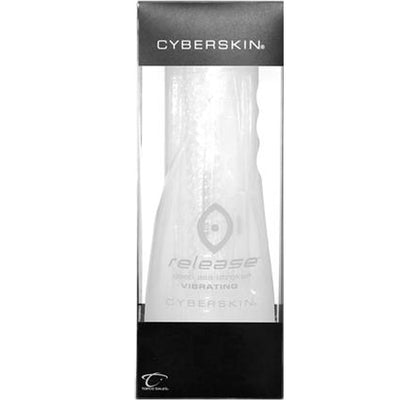CyberSkin Vibrating Tight Ass Stroker Clear - Godfather Adult Sex and Pleasure Toys
