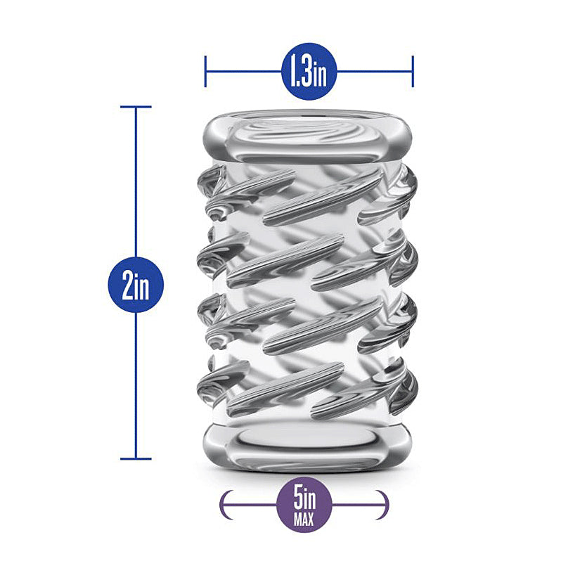 Stay Hard Cock Sleeve 06 - Clear - Godfather Adult Sex and Pleasure Toys