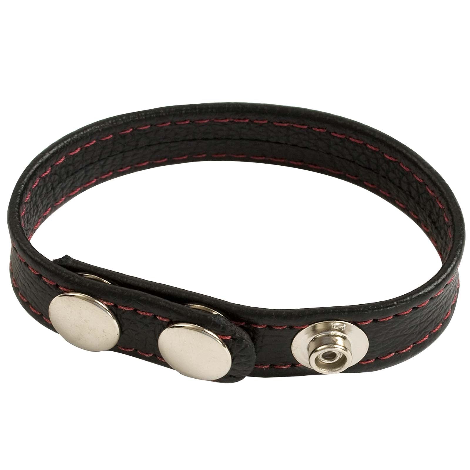 Cock & Ball Straps - Leather - 3 Snap - Godfather Adult Sex and Pleasure Toys