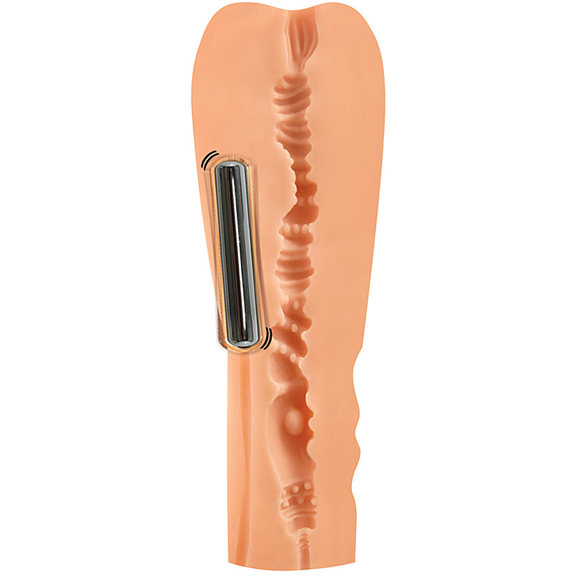 Penthouse Deluxe Vibrating CyberSkin Stroker -  Jenna Rose - Godfather Adult Sex and Pleasure Toys