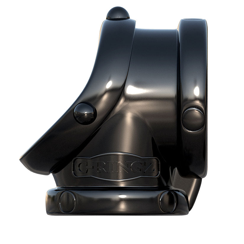 Fantasy C-Ringz Rock Hard Cock Pipe Black - Godfather Adult Sex and Pleasure Toys