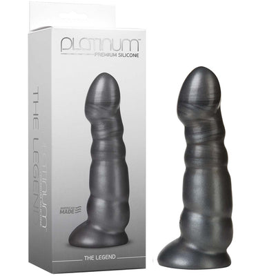 Platinum Premium Silicone - The Legend - Charcoal - Godfather Adult Sex and Pleasure Toys