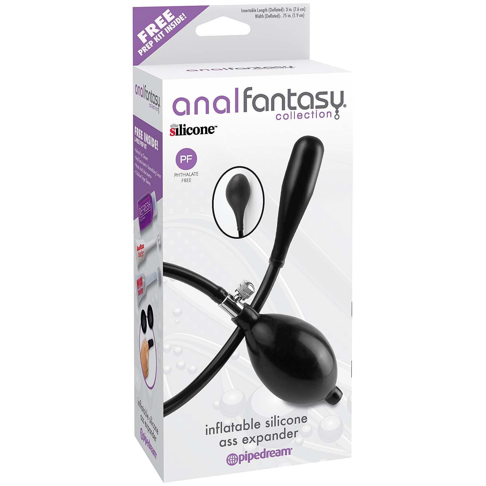 Anal Fantasy Collection Inflatable Silicone Ass Expander - Godfather Adult Sex and Pleasure Toys