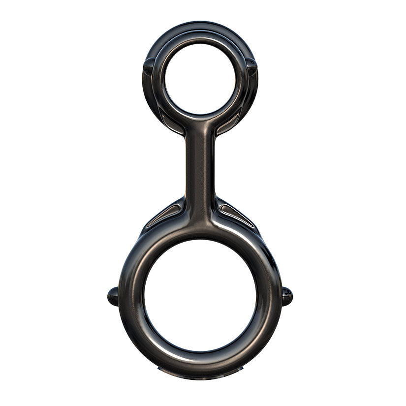 Fantasy C-Ringz Ironman Duo-Ring Black - Godfather Adult Sex and Pleasure Toys