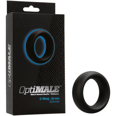 OPTIMALE C-Ring Thick 35mm - Black - Godfather Adult Sex and Pleasure Toys