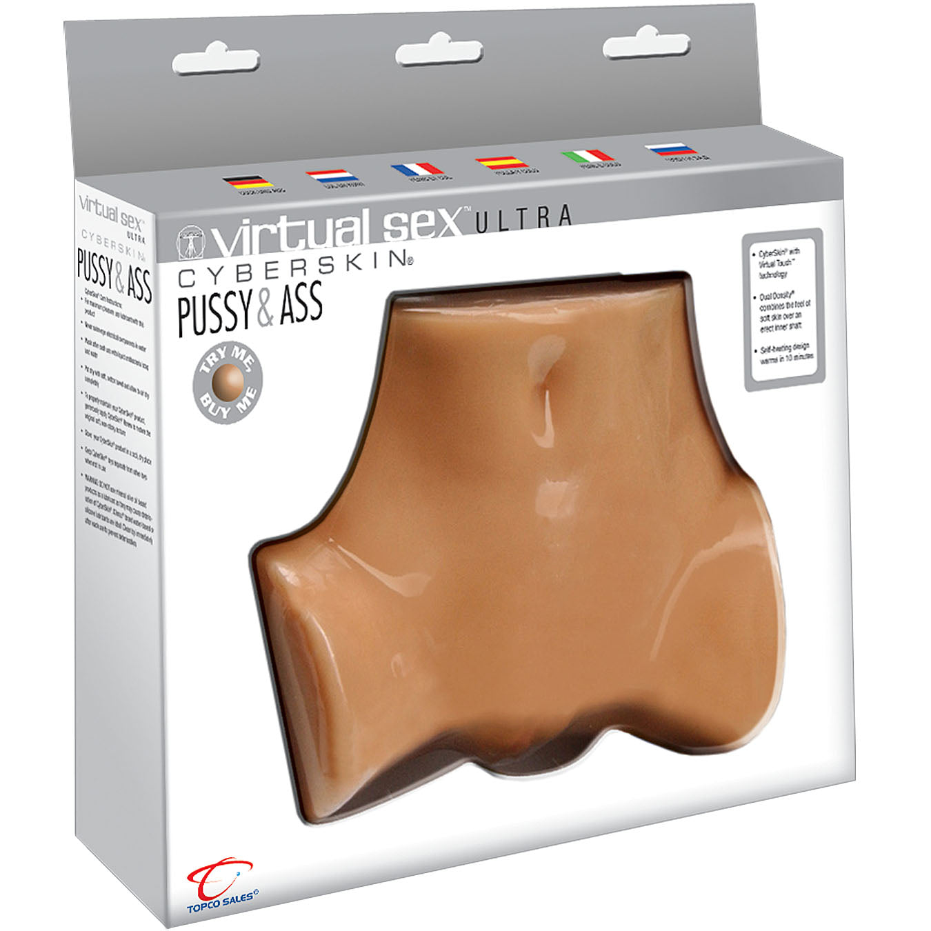 Virtual Sex Ultra CyberSkin Pussy & Ass - Godfather Adult Sex and Pleasure Toys