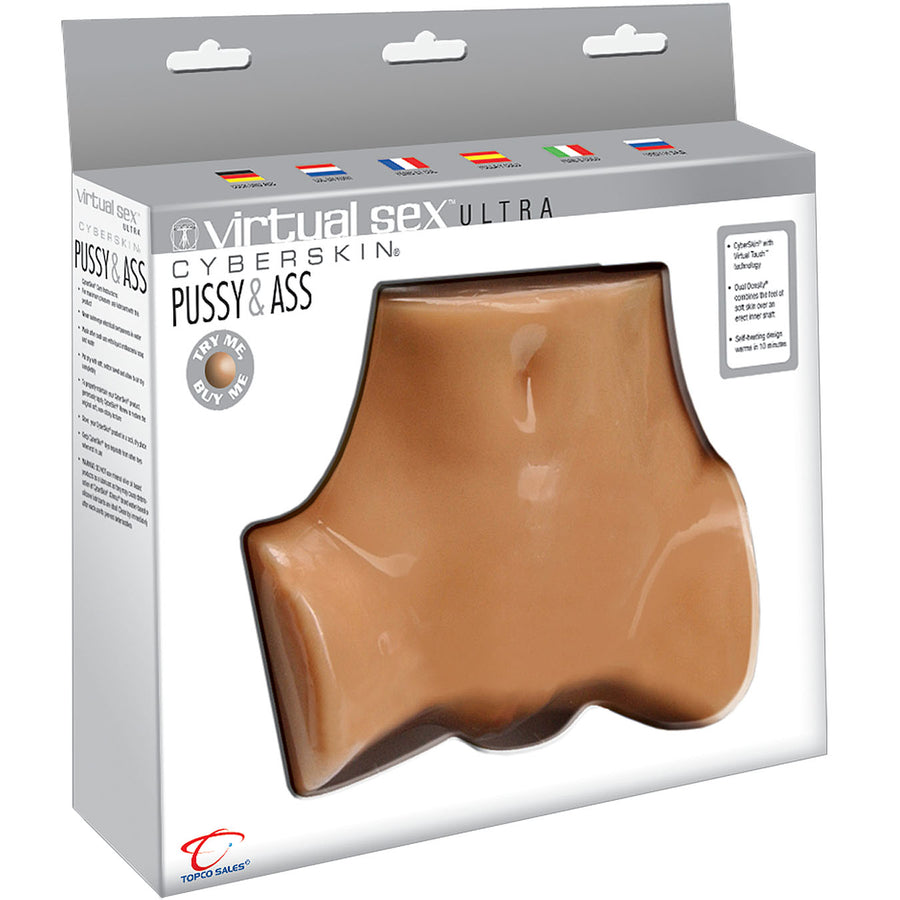 Virtual Sex Ultra CyberSkin Pussy & Ass - Godfather Adult Sex and Pleasure Toys