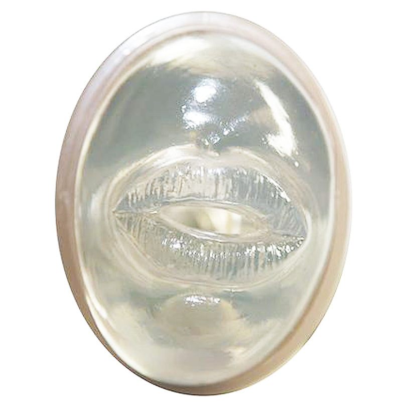 CyberSkin Vibrating Deep Throat Stroker Clear - Godfather Adult Sex and Pleasure Toys