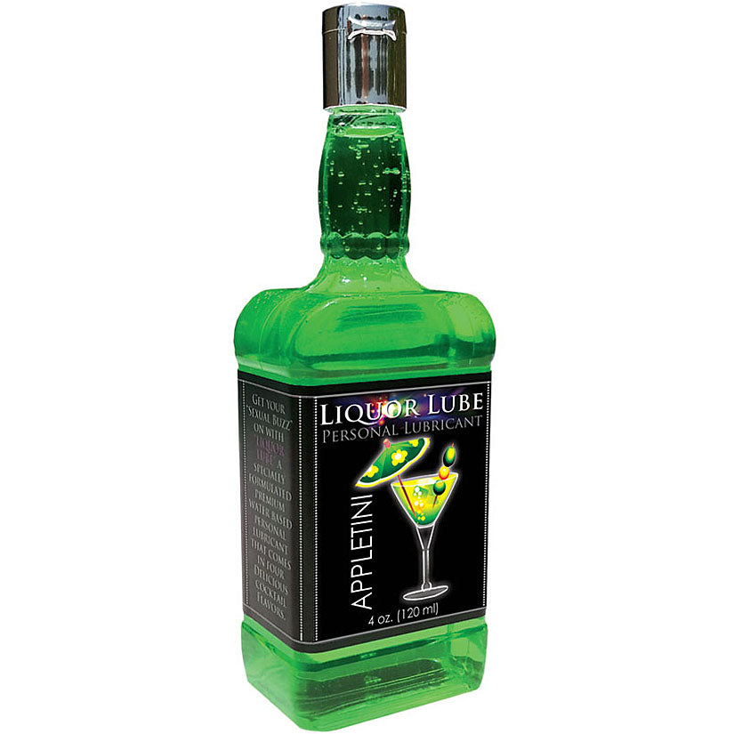 Liquor Lube-Appletini 4oz - Godfather Adult Sex and Pleasure Toys