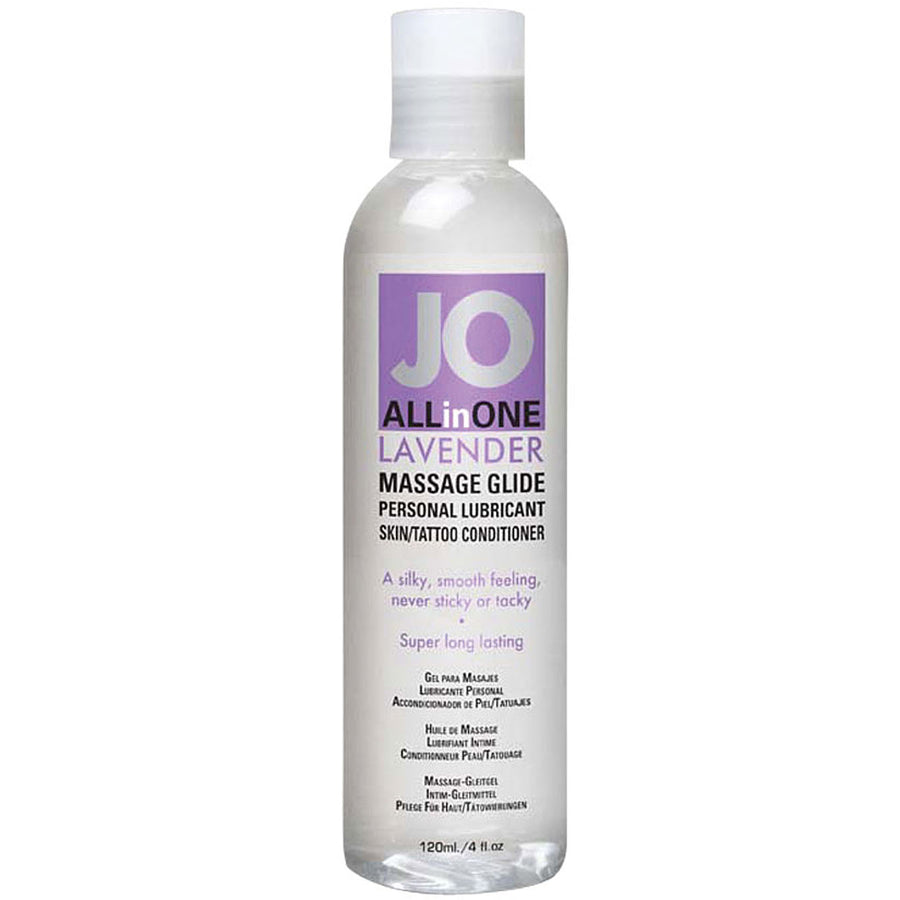 JO All In One Massage Glide-Lavender 4oz - Godfather Adult Sex and Pleasure Toys