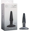 Platinum Premium Silicone - The Li'l End - Charcoal - Godfather Adult Sex and Pleasure Toys
