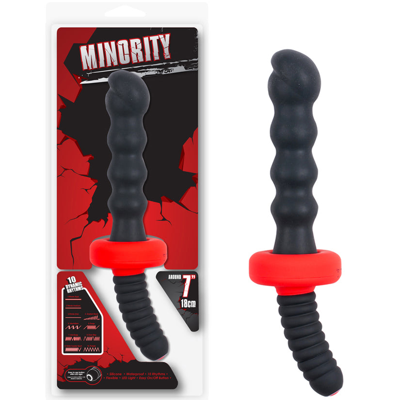 Minority Butt Plug 7" - Black