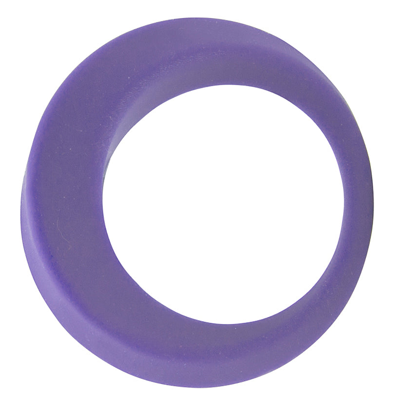Penis Enhance Ornament Silicone Cock Ring 32mm - Violet - Godfather Adult Sex and Pleasure Toys
