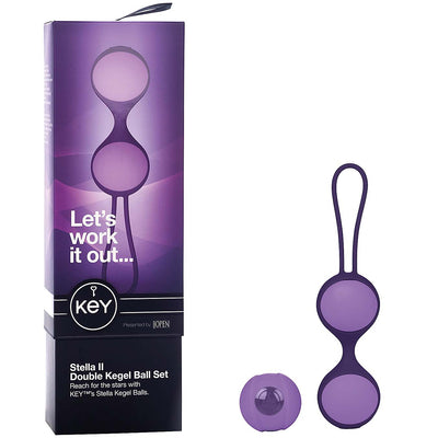 Key By Jopen Stella II Kegel Ball Set-Lavender - Godfather Adult Sex and Pleasure Toys