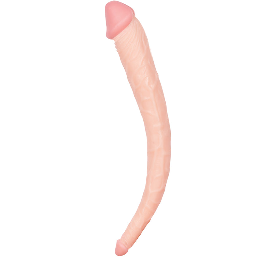 Hoodlum Double Dong 15"-Flesh - Godfather Adult Sex and Pleasure Toys