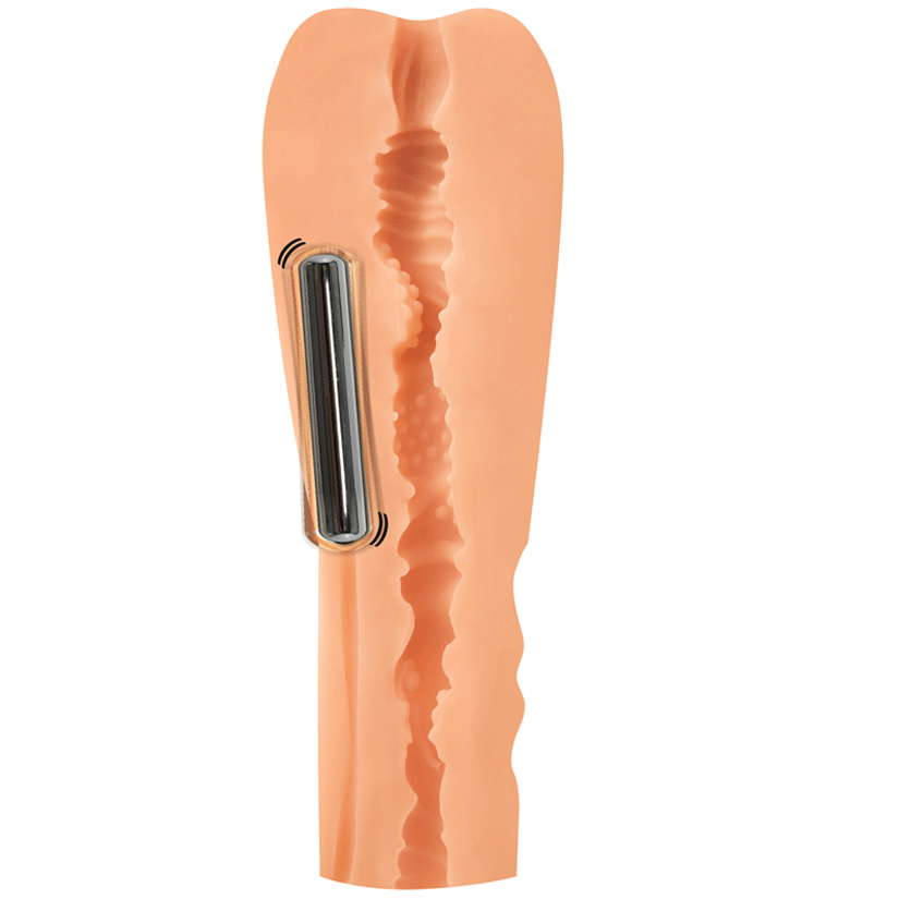 Penthouse Deluxe Vibrating CyberSkin Stroker -  Nicole Aniston - Godfather Adult Sex and Pleasure Toys