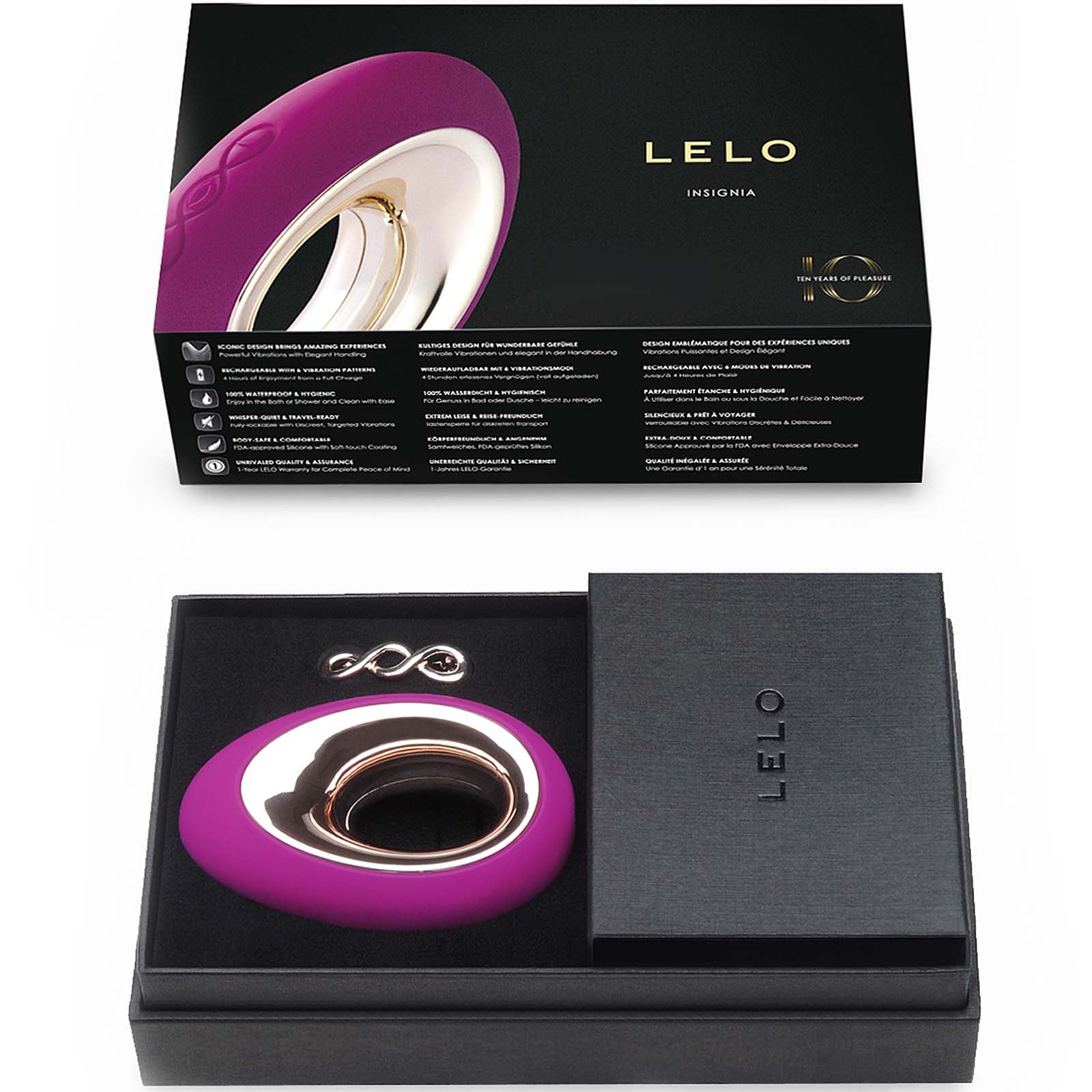 Lelo Alia - Deep Rose - Godfather Adult Sex and Pleasure Toys