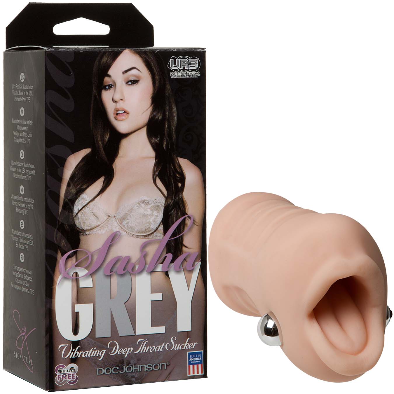 Sasha Grey Vibrating Deep Throat UR3 Stroker - Godfather Sasha Grey Vibrating Deep Throat UR3 Stroker - Godfather