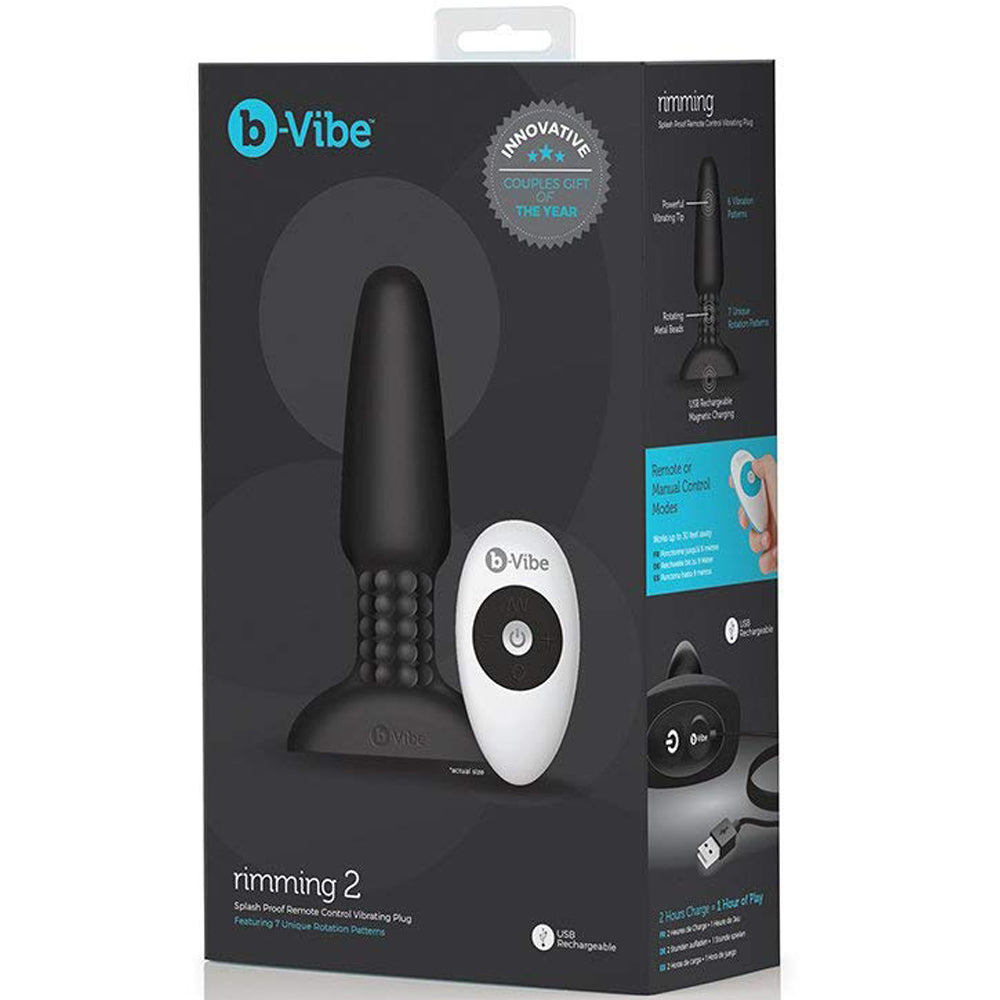 B-Vibe Rimming Plug 2-Black