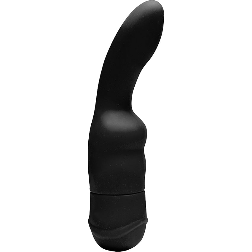 Aggress Vibrating Silicone Butt Plug-Black - Godfather Adult Sex and Pleasure Toys