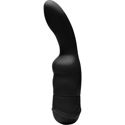 Aggress Vibrating Silicone Butt Plug-Black - Godfather Adult Sex and Pleasure Toys