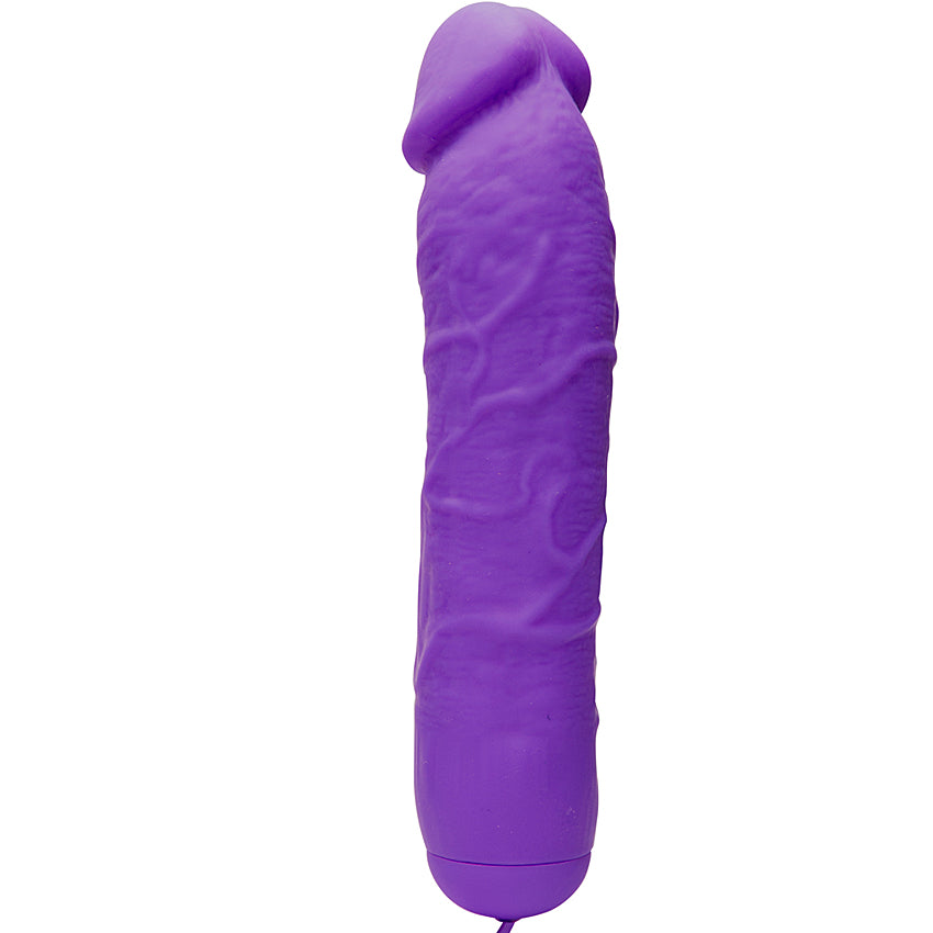 Flesh Silicone USB Vibe-Purple