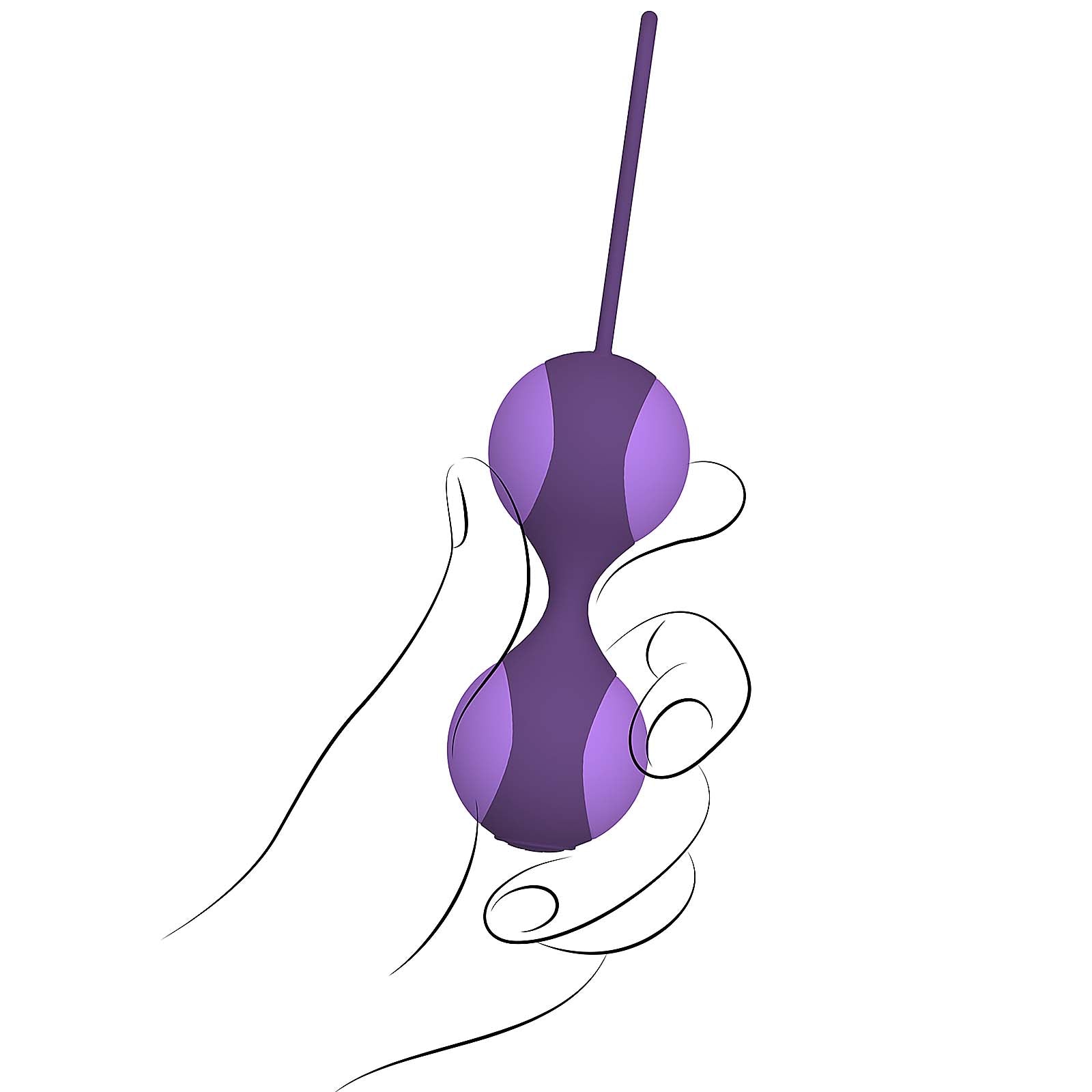 Key By Jopen Stella II Kegel Ball Set-Lavender - Godfather Adult Sex and Pleasure Toys