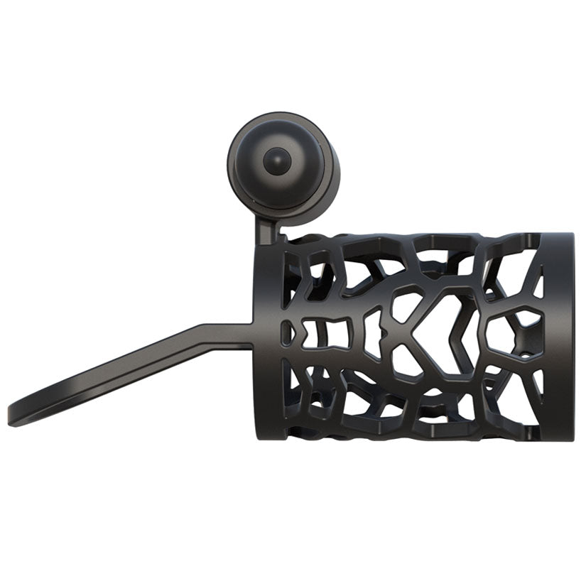 Fantasy C-Ringz Thick Dick Silicone Vibrating Cage - Black - Godfather Adult Sex and Pleasure Toys