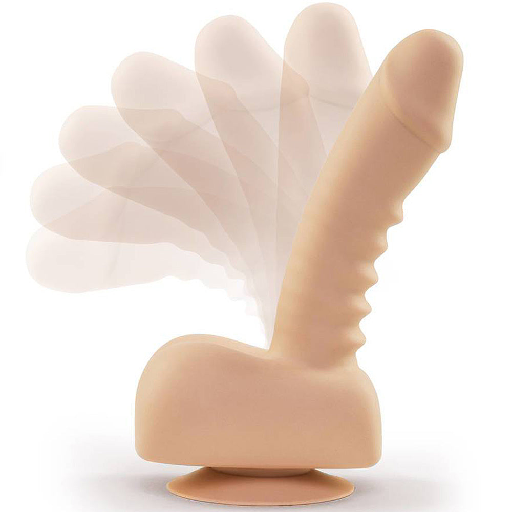 Uprize Remote Control Rising Realistic Dildo-Pink Flesh 6" - Godfather Adult Sex and Pleasure Toys