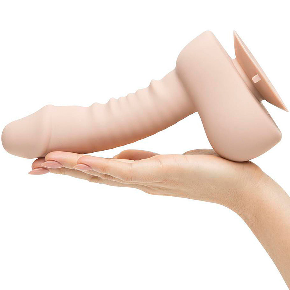 Uprize Remote Control Rising Realistic Dildo-Pink Flesh 6" - Godfather Adult Sex and Pleasure Toys