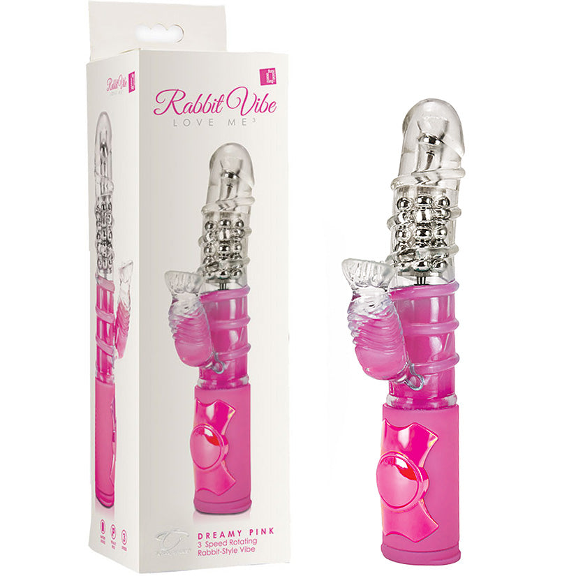 Rabbit Vibe Love Me-Dreamy Pink - Godfather Adult Sex and Pleasure Toys