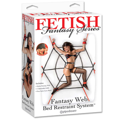 Fetish Fantasy Series Fantasy Web Bed Restraint System - Godfather Adult Sex and Pleasure Toys