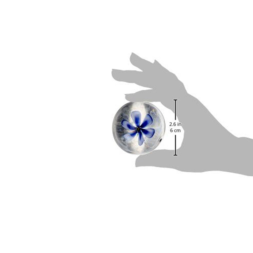 TLC CyberGlass Ben Wa Balls - Blue Blossom - Godfather Adult Sex and Pleasure Toys