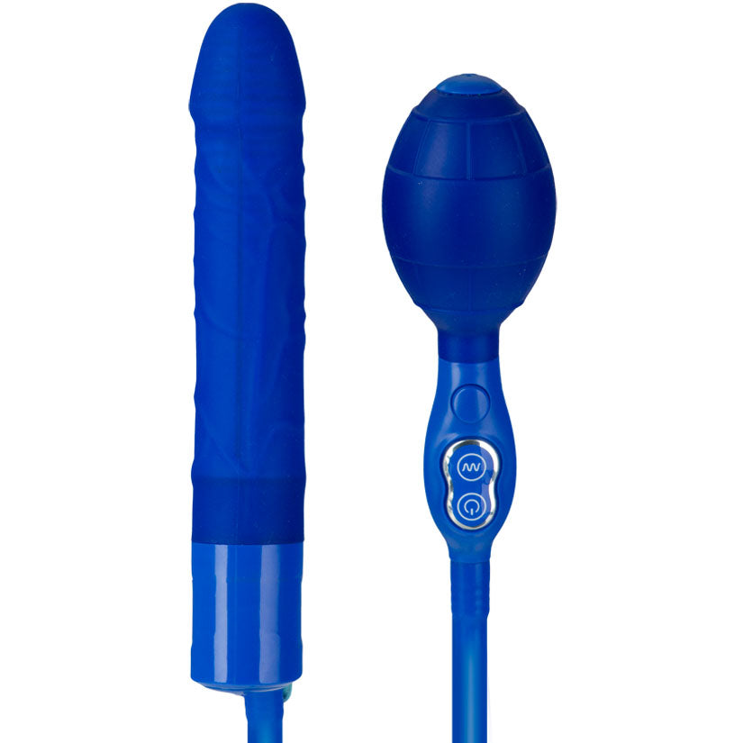 Titanmen Tools - Vibrating Inflatable Wonder - Blue - Godfather Adult Sex and Pleasure Toys