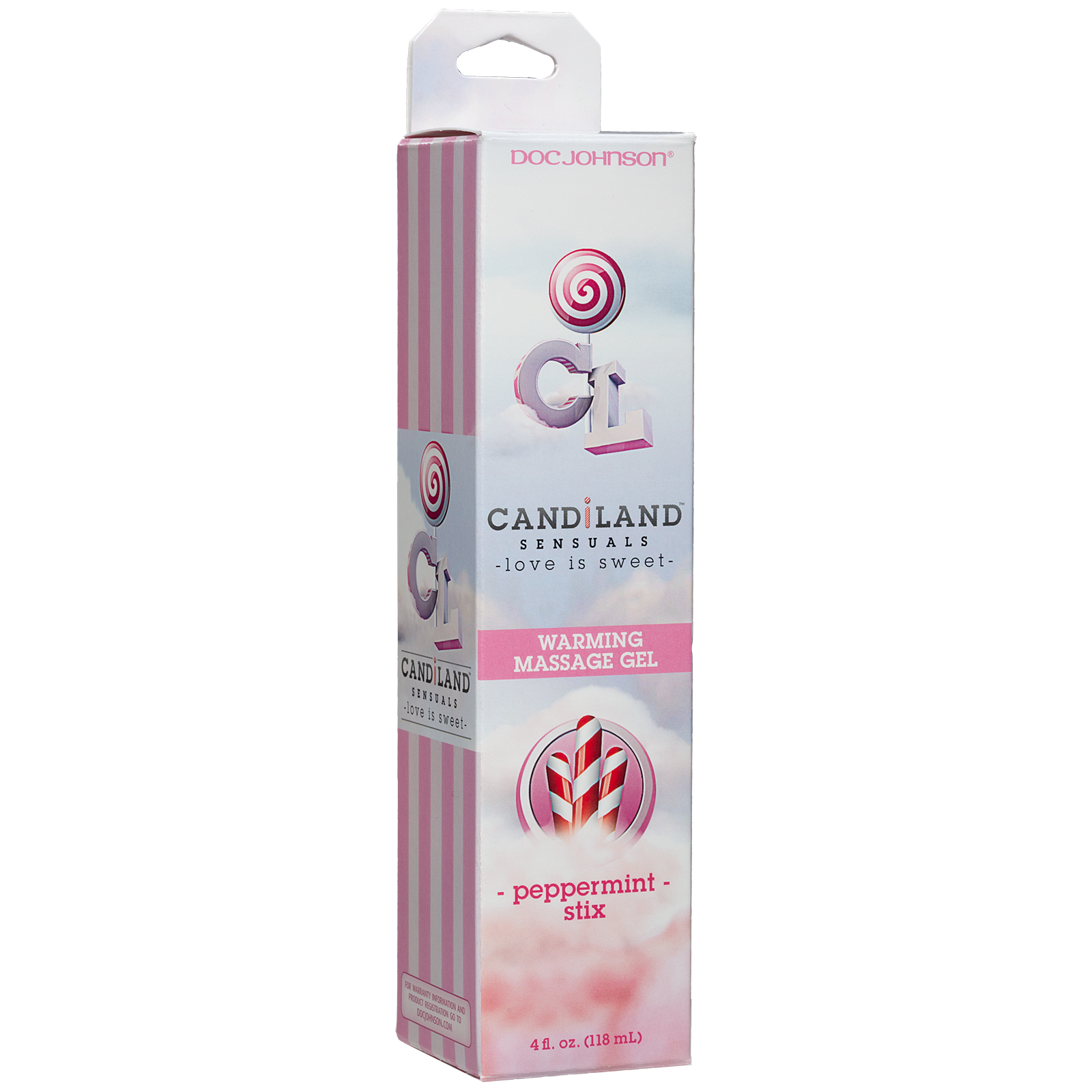 CANDiLAND SENSUALS - Warming Massage Gel - Peppermint Stix - Godfather Adult Sex and Pleasure Toys